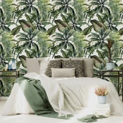Papier Peint Pour La Chambre FEUILLES Monstera Plantes Exotiques