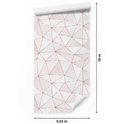 Papier Peint Pour La Chambre MOTIF Géométrique Lignes