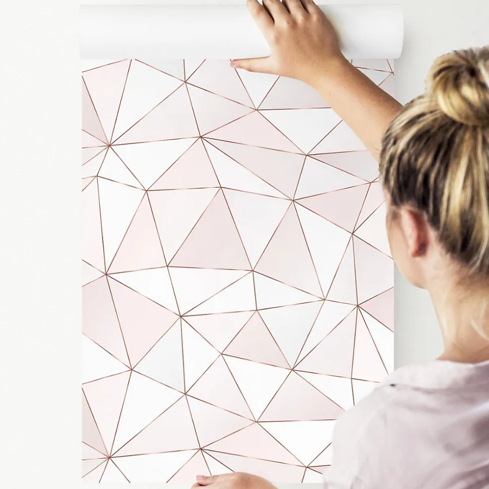Papier Peint Pour La Chambre MOTIF Géométrique Lignes
