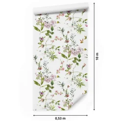 Papier Peint Pour La Chambre FLEURS De Champ Plantes
