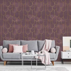 Papier Peint Pour Salon MOTIFS Art Déco Abstraction