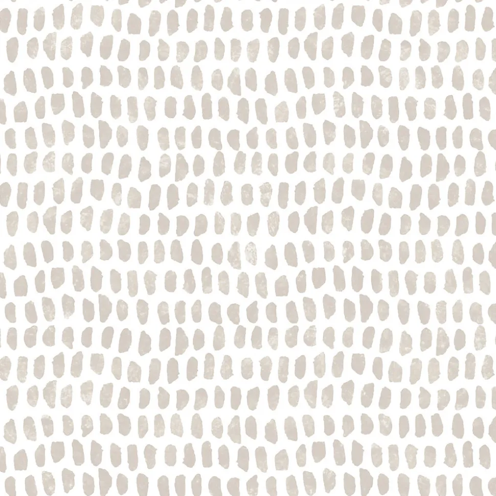 Papier peint pré-encollé vinyle intissé géométrique Easy Roll GoodHome Ascott beige l.53 x H.1005 cm