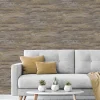 Papier peint pré-encollé vinyle intissé effet mur de béton GoodHome Asisite aspect béton gris l.53 x H.1005 cm