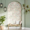 Papier peint pré-encollé vinyle intissé fleuri Easy Roll GoodHome Aristea multicolore l.53 x H.1005 cm