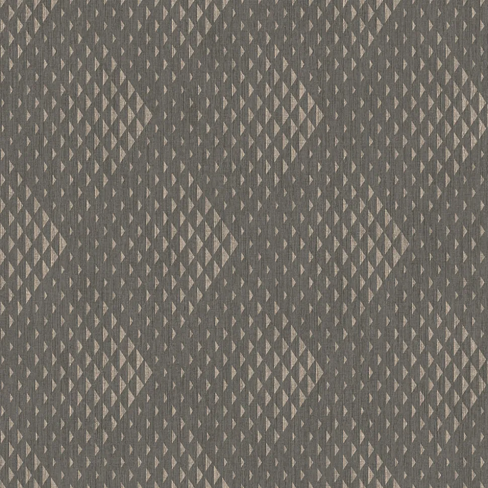 Papier peint pré-encollé vinyle intissé géométrique Easy Roll GoodHome Arley gris l.53 x H.1005 cm