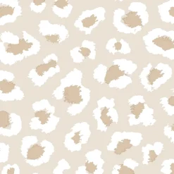 Papier peint pré-encollé vinyle Easy Roll GoodHome Coquille Pois beige l.53 x H.1005 cm