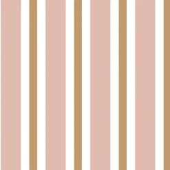 Papier peint pré-encollé vinyle intissé rayures rose Easy Roll GoodHome Penrose l.53 x H.1005 cm