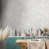 Papier peint pré-encollé vinyle intissé feuilage Easy Roll GoodHome Ufford beige l.53 x H.1005 cm