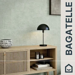 Papier peint pré-encollé vinyle intissé uni vert pailleté Easy Roll GoodHome Bagatelle l.53 x H.1005 cm