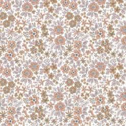 Papier peint pré-encollé vinyle intissé fleuri rose Easy Roll GoodHome Lovko l.53 x H.1005 cm