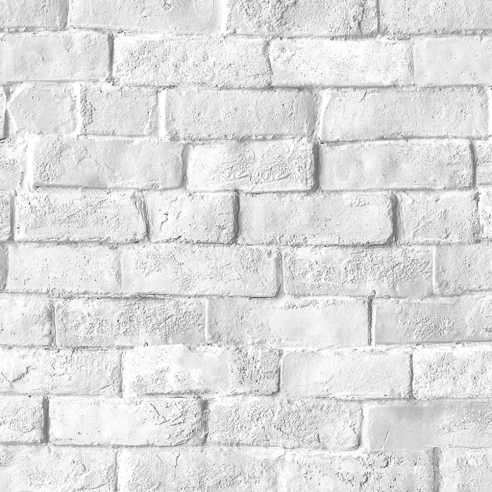 Papier peint pré-encollé vinyle intissé imitation mur de brique Easy Roll GoodHome Alfreton gris l.53 x H.1005 cm