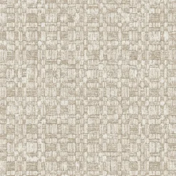 Papier peint pré-encollé vinyle intissé uni Easy Roll GoodHome Cahors beige l.53 x H.1005 cm