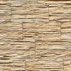 Papier peint quartzite ardoise en relief 1003-31 vinyle très résistant aspect pierre ocre brun clair