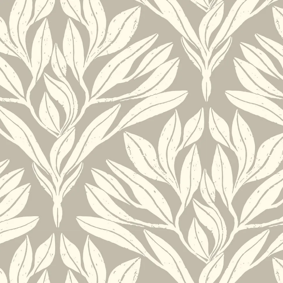 Papier peint royal et sobre avec fleurs de lys - 425x260 cm (l x h)