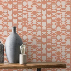 Papier peint Suède intissé GoodHome Paiute beige l.53 x H.1000 cm