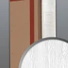 Papier peint texturé EDEM 83005BR60 papier peint intissé texturé à l'aspect de bois mat blanc 1 carton à 4 rouleaux