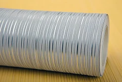 Papier peint unicolore EDEM 598-20 papier peint texturé rayures métalliques gris gris-clair argent