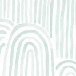 Papier peint vinyl intissé Les aventures Nina arche bleu glacier L.1005 x l.53cm Lutèce