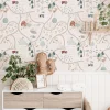 Papier peint vinyle adhésif happy farm map multicolore 50x300 cm