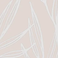 Papier peint vinyle expansé sur intissé Folia feuillage rose L.1005 x l.53cm Lutèce