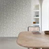 Papier peint vinyle expansé sur intissé feuille ginko blanc L.1005 x l.53cm Grandeco