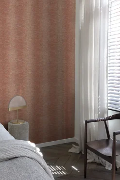 Papier peint vinyle expansé intissé Grandeco Zezi rouge