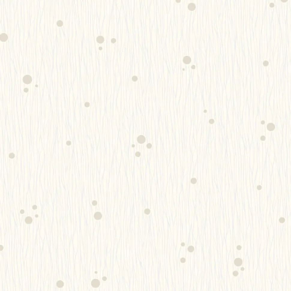 Papier peint vinyle expansé sur intissé - Classique Chic - Pois blanc satiné - Rouleau(x)