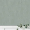 Papier peint vinyle grainé sur intissé uni tweed vert L.1001 x l.53cm Ugèpa