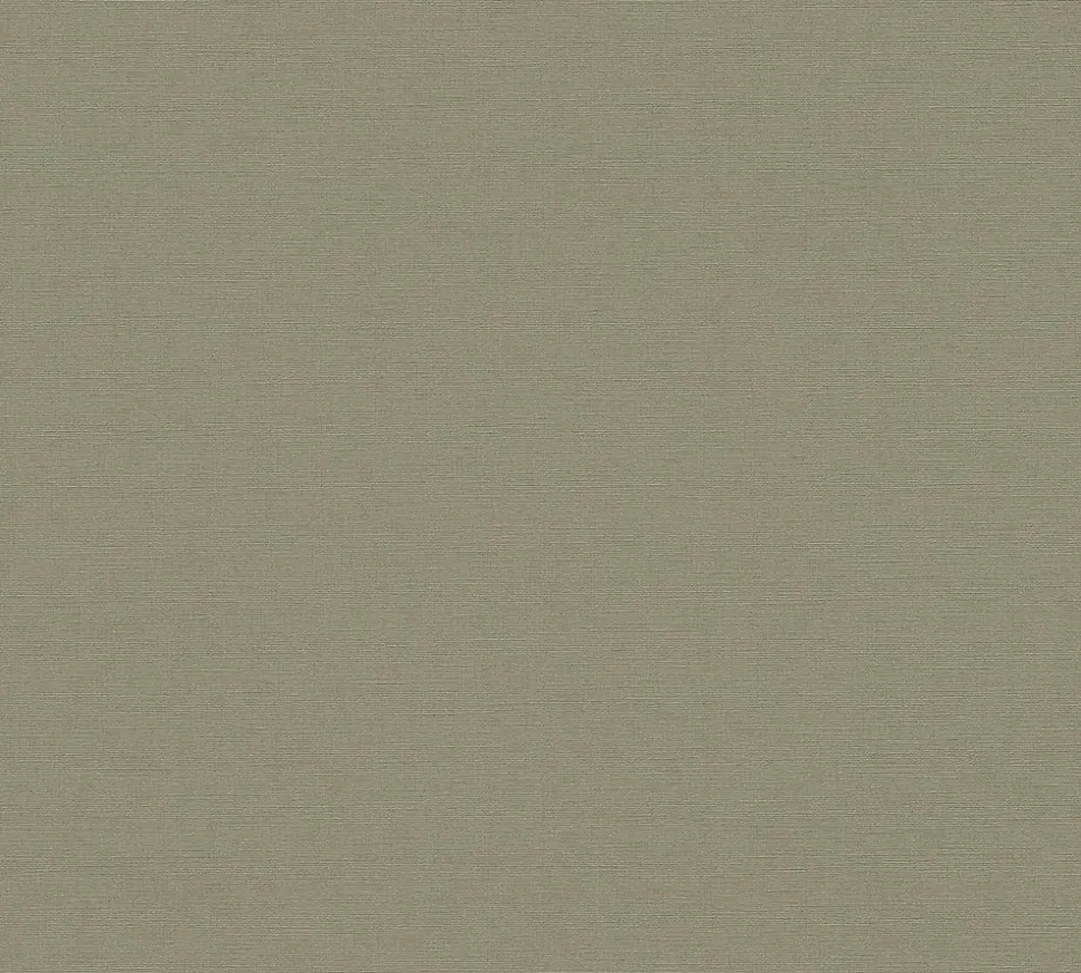 Papier peint vinyle grainé sur intissé uni vert L.1005 x l. 53 cm, As Creation Around