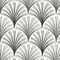 Papier peint Vinyle Intissé GoodHome Nenad gris clair
