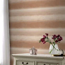 Papier peint Vinyle intissé GoodHome Arugam beige l.53 x H.1000 cm