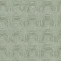 Papier peint vinyle intissé Abaca bloutis vert L.1005 x l.53cm Lutèce