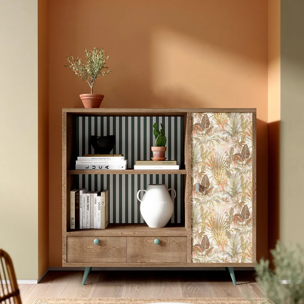 Papier peint Vinyle Intissé GoodHome Dioman beige