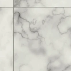 Papier peint vinyle intissé Reality Iv Lutece mat et satiné carrelage, effet marbre gris l.1005 x l.53 cm