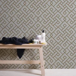 Papier peint Vinyle Intissé GoodHome Nimie crème