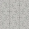 Papier peint Vinyle Intissé GoodHome Aytasi argent