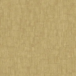 Papier peint vinyle intissé uni Kopa jaune paille L.1005 x l.53cm Lutèce