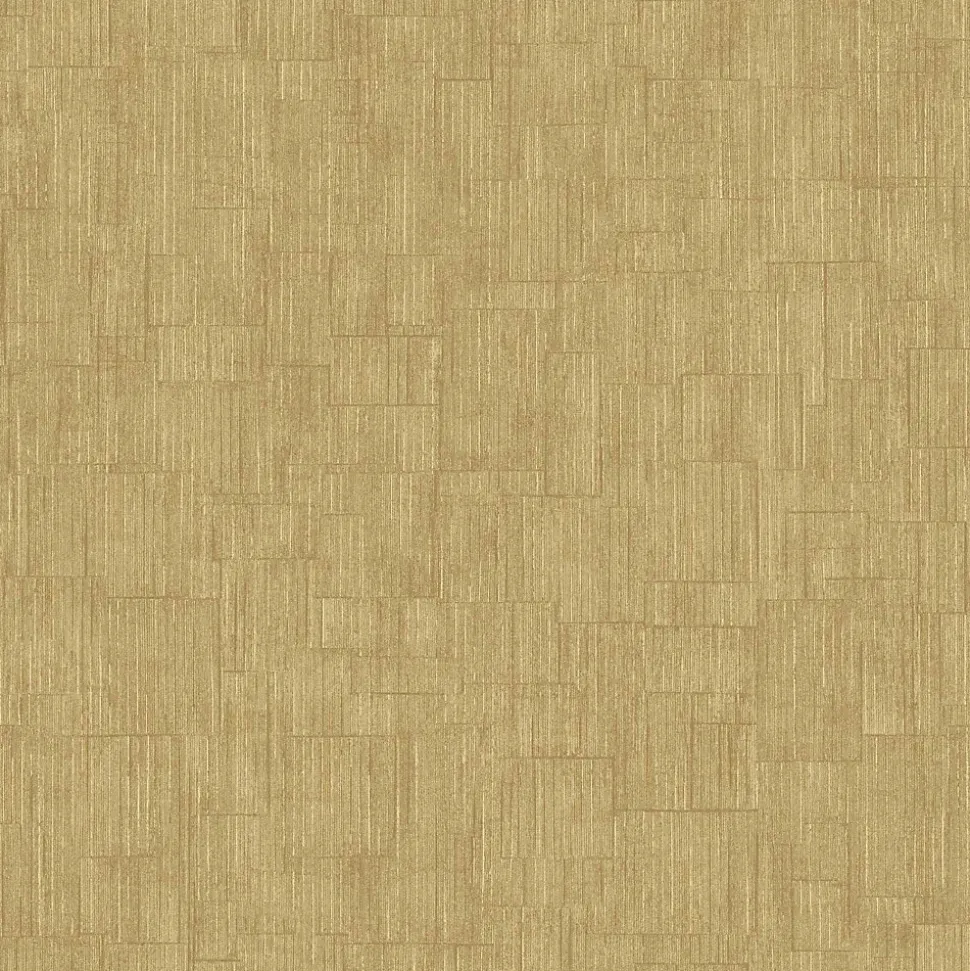 Papier peint vinyle intissé uni Kopa jaune paille L.1005 x l.53cm Lutèce
