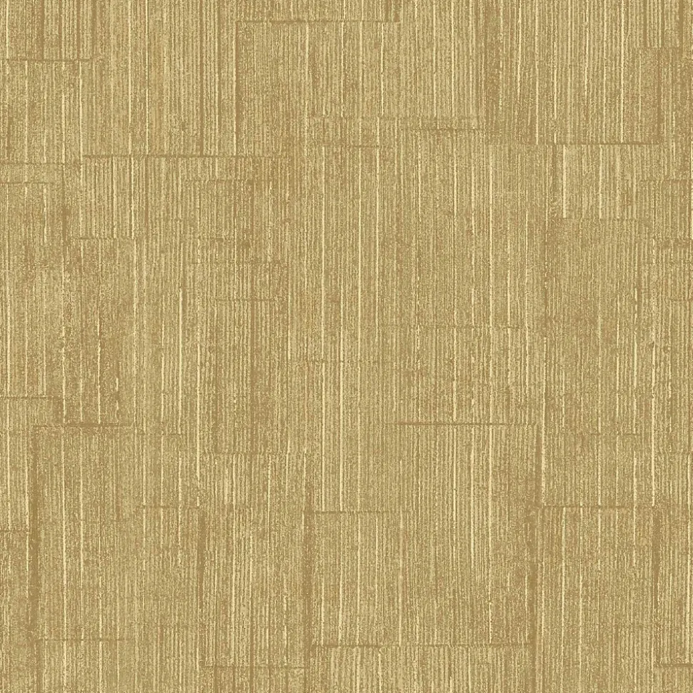 Papier peint vinyle intissé uni Kopa jaune paille L.1005 x l.53cm Lutèce