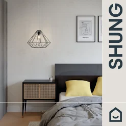 Papier peint vinyle intissé uni structuré blanc L.1000 x l.52 cm GoodHome Shung