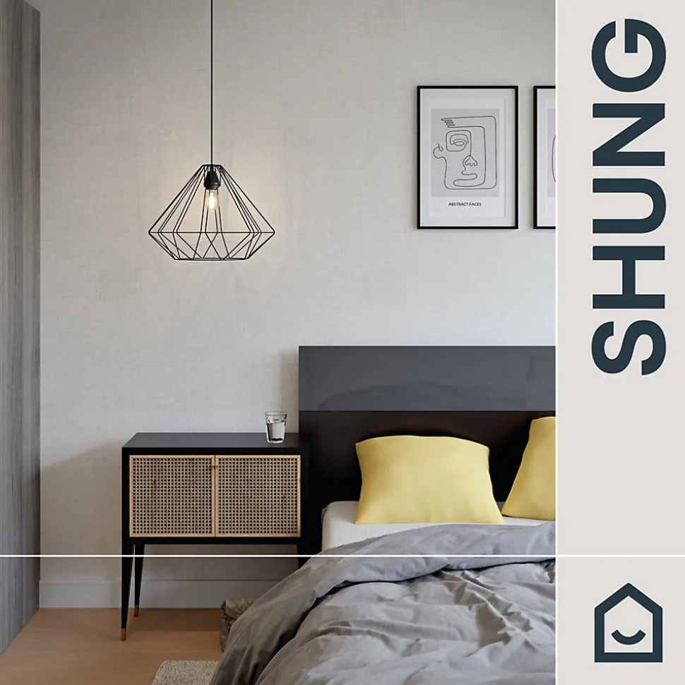 Papier peint vinyle intissé uni structuré blanc L.1000 x l.52 cm GoodHome Shung