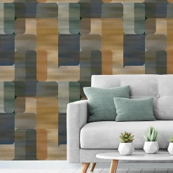 Papier peint Vinyle intissé GoodHome Fulong multicolore l.53 x H.1000 cm