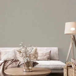 Papier peint Vinyle Intissé GoodHome Moivre Taupe