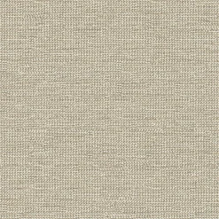 Papier peint vinyle intissé Villa Rosalie Lutece mat et satiné trompe l'œil tissu grège, beige, gris l.1005 x l.53 cm