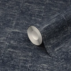 Papier peint Vinyle intissé GoodHome Quapaw bleu l.53 x H.1000 cm