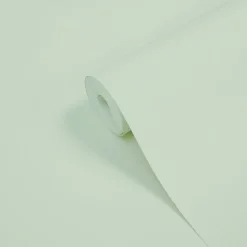 Papier peint vinyle intissé uni vert L.1005 x l.53 cm GoodHome Aune
