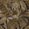 Papier peint Vinyle Intissé GoodHome Amethy noir