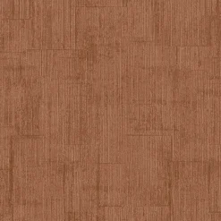 Papier peint vinyle intissé uni Kopa terracotta L.1005 x l.53cm Lutèce