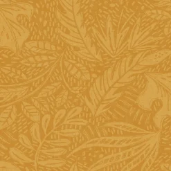 Papier peint vinyle intissé Tuklu GoodHome jaune ocre l.53 cm x 10m