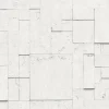 Papier peint Vinyle Intissé GoodHome Emer blanc